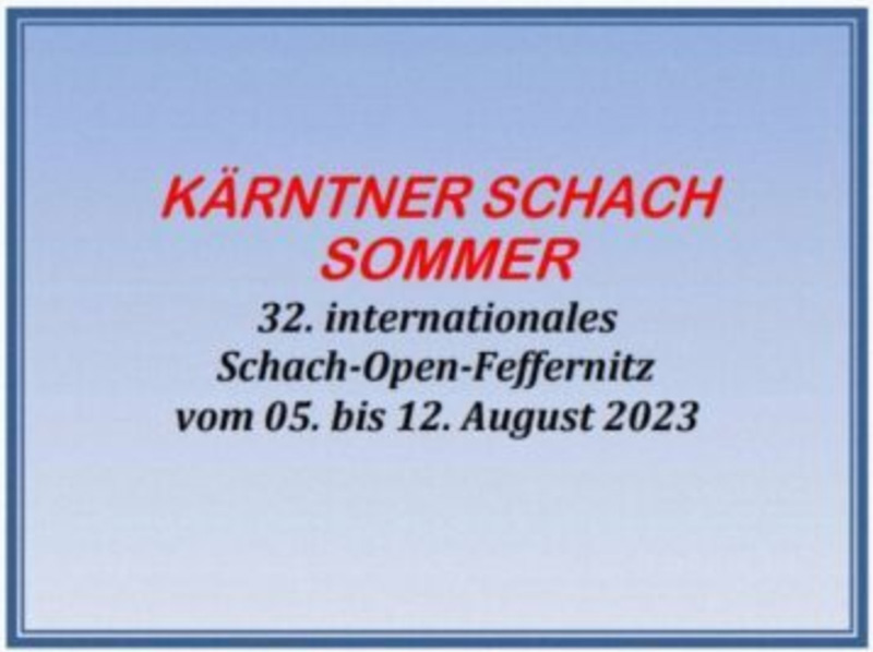 Kärntner Schachsommer